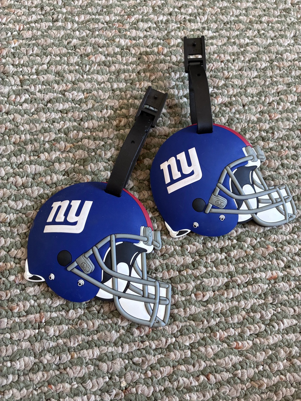 😎 NY Giants heavy duty luggage tags